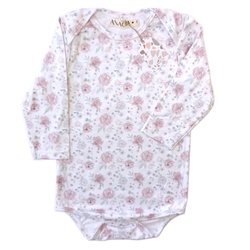 Body Floreado Rosa