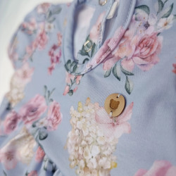 Vestido Michelle Floral Celeste