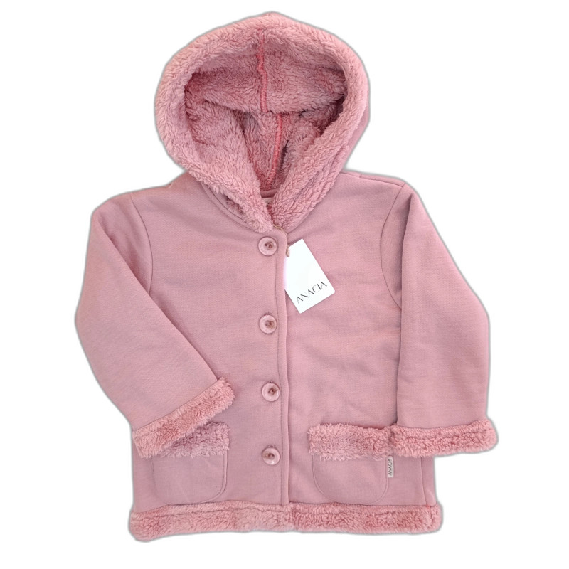 Abrigo Oveijita Rosa Abrigo Oveijita Rosa