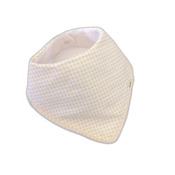 Babero Bandana Cuadrille Amarillo