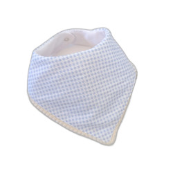 Babero Bandana Cuadrille Azul
