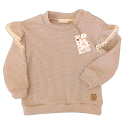 Conjunto Panal Volado Beige