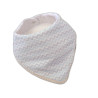 Babero Bandana Chevron Celeste
