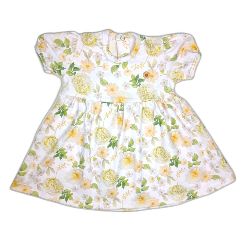 Vestido Michelle Floral Amarillo