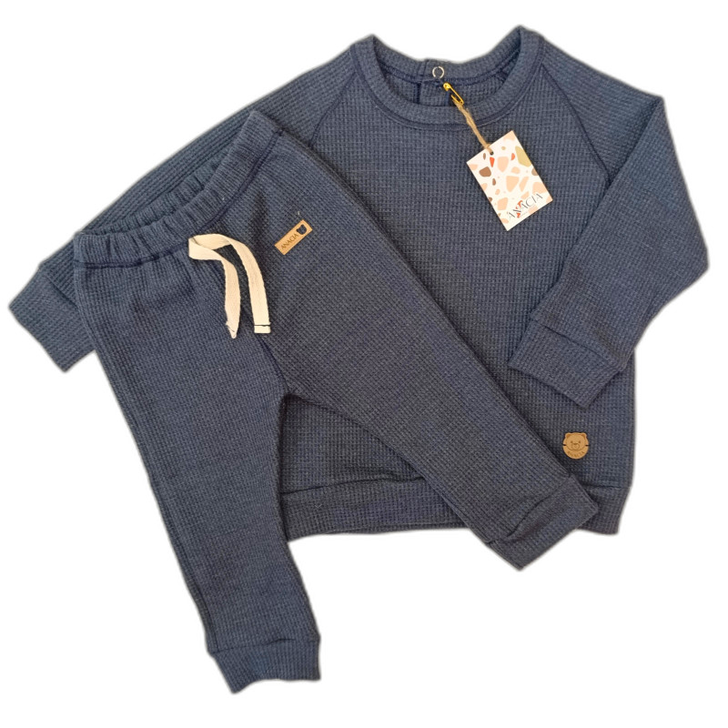 Conjunto Panal Azul Marino