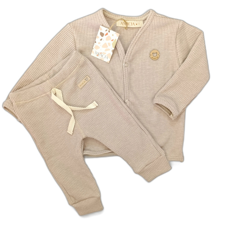 Conjunto Panal Recibimiento Beige