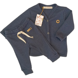 Conjunto Panal Recibimiento Azul Marino