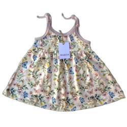 Vintage Garden Print Dress