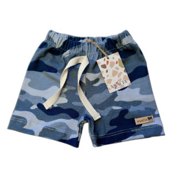 Camper Shorts Camuflado Azul