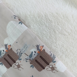 Manta Zooastronautas Beige Claro