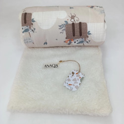 Manta Zooastronautas Beige Claro