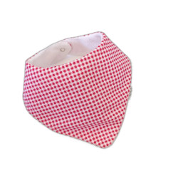 Babero Bandana Cuadrille Rojo