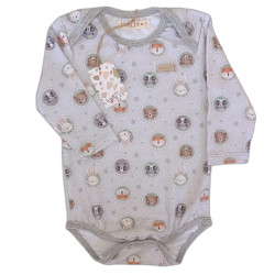 Body Animalitos Gris